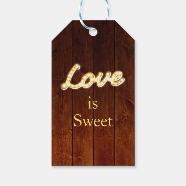 Etiqueta de Presente das Luzes Marqueas (Frente)