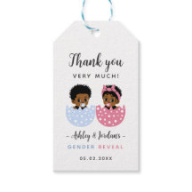 Etiqueta de Presente de Agradecimento para Festa d