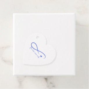 Etiqueta de Presente de Amor Gêmeo