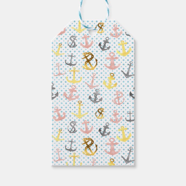 Etiqueta de Presente de Âncora (Frente)