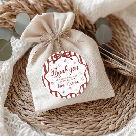 Etiqueta de Presente de Aniversário de Inverno Ver