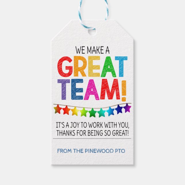 Etiqueta de Presente de Apreciação (Frente)