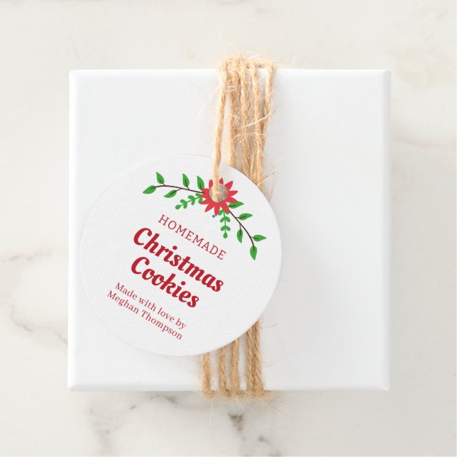 Etiqueta de Presente de Biscoitos Caseiros de Nata (In Situ)