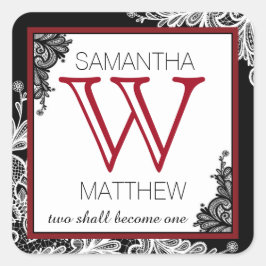 Etiqueta de Presente de Casamento de Local do góti