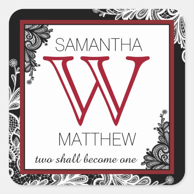 Etiqueta de Presente de Casamento de Local do góti (Frente)