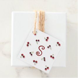 Etiqueta de Presente de Cerejas