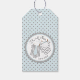 Etiqueta de Presente de Chá de fraldas com Arco de