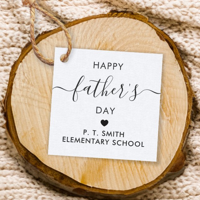 Etiqueta de presente de Dia de os pais feliz, etiq (Criador carregado)