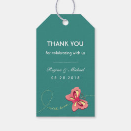 Etiqueta de Presente de Favor de Festa de casament