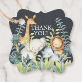 Etiqueta de Presente de Favor do Chá de fraldas Se