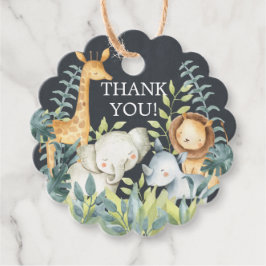 Etiqueta de Presente de Favor do Chá de fraldas Se