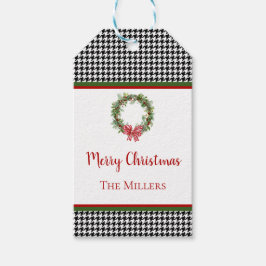 Etiqueta de Presente de Feriado de Fronteira Hound