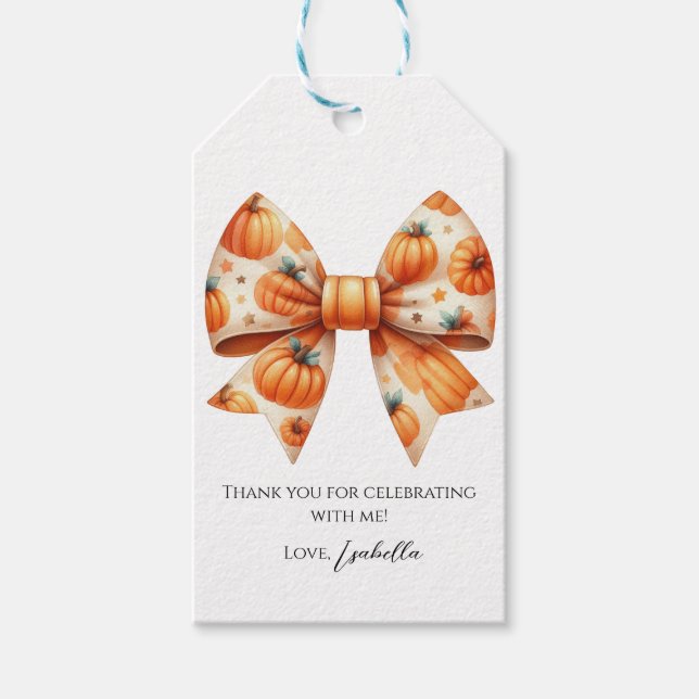 Etiqueta de presente de Halloween para Pequena Abó (Frente)