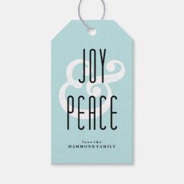 Etiqueta de Presente de Joy & Peace
