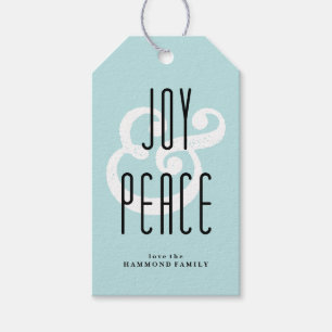 Etiqueta de Presente de Joy & Peace