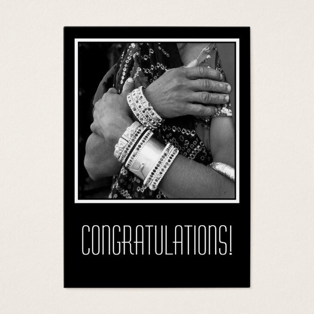 Etiqueta de Presente de Mãos de Trabalho (Frente)