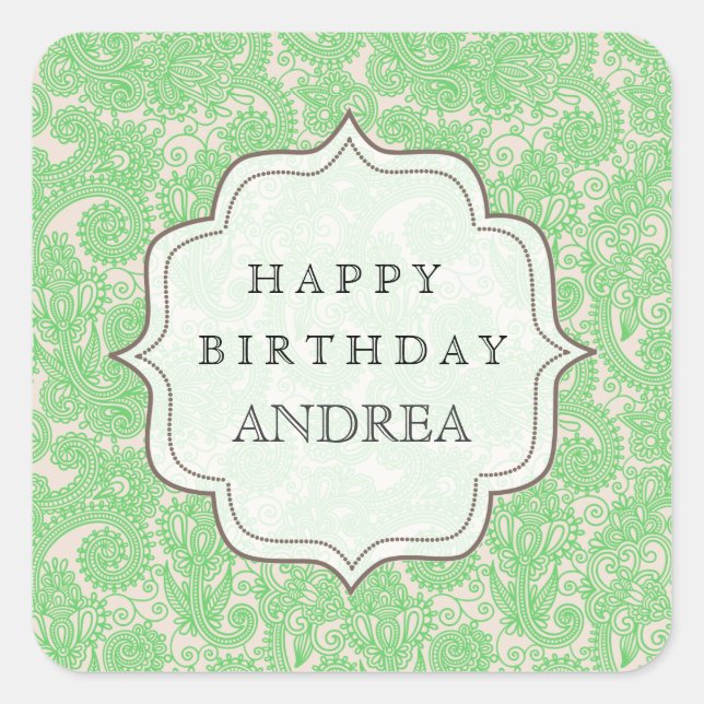 Etiqueta de Presente de Mesa de Sobremesa de Anive (Frente)