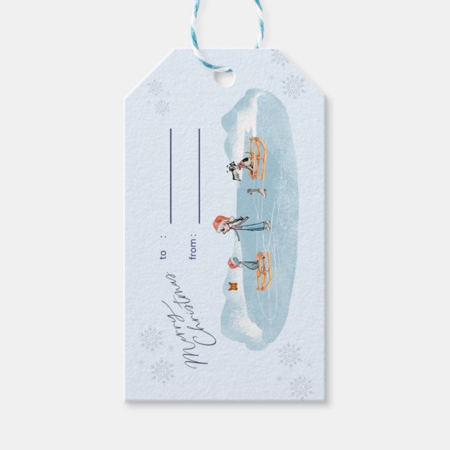 Etiqueta de presente de Natal (Frente)