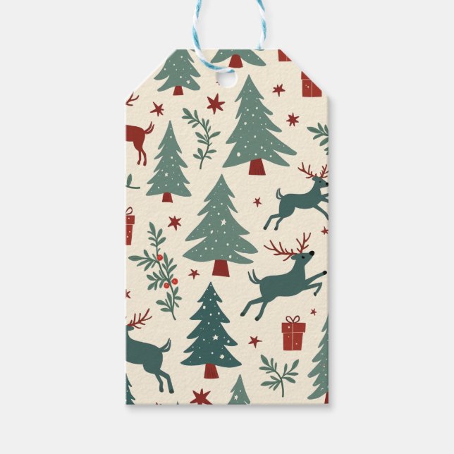 Etiqueta de presente de Natal (Frente)