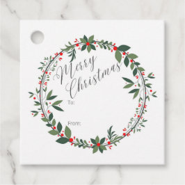 Etiqueta de presente de Natal