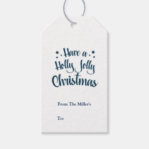 Etiqueta de presente de Natal