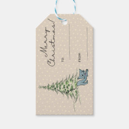 Etiqueta de presente de Natal