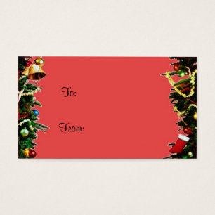 Etiqueta de presente de Natal