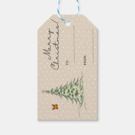 Etiqueta de presente de Natal