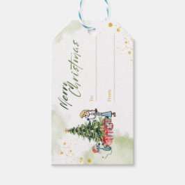 Etiqueta de presente de Natal