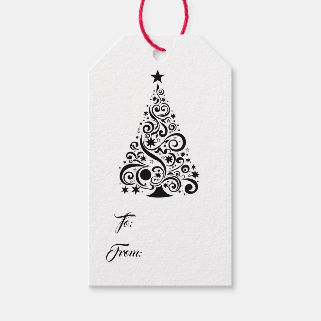 Etiqueta de presente de Natal (Frente)