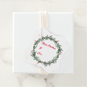 Etiqueta de presente de Natal