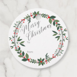 Etiqueta de presente de Natal