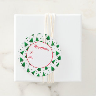 Etiqueta de presente de Natal