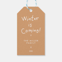 Etiqueta de presente de Natal - Festivo