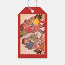 Etiqueta de presente de NATAL FOLK ART