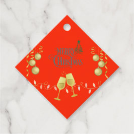 Etiqueta de presente de Natal muito feliz