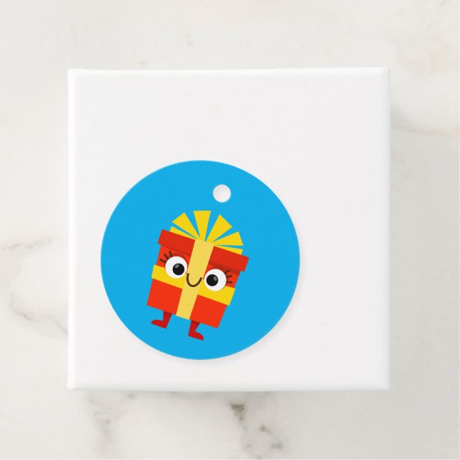 Etiqueta de Presente de Natal para Crianças com Pa (In Situ)