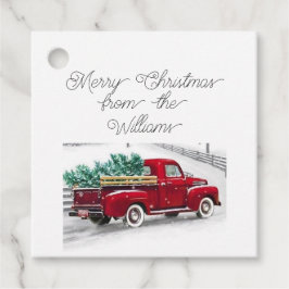 Etiqueta de presente de Natal personalizada