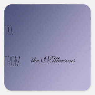 Etiqueta de Presente de Ombre Roxo