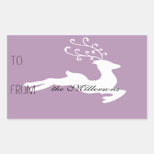 Etiqueta de Presente de Reindeer