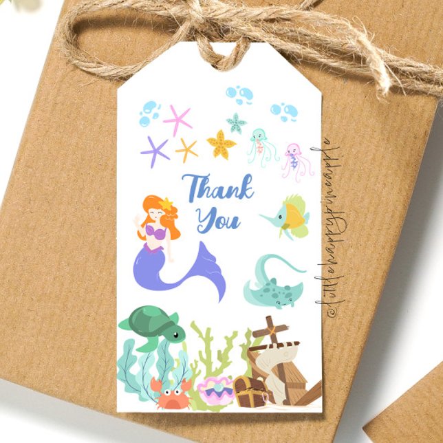 Etiqueta de Presente de Sereia (Criador carregado)