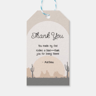 Etiqueta de Presente do 1º Rodeio Ocidental para M