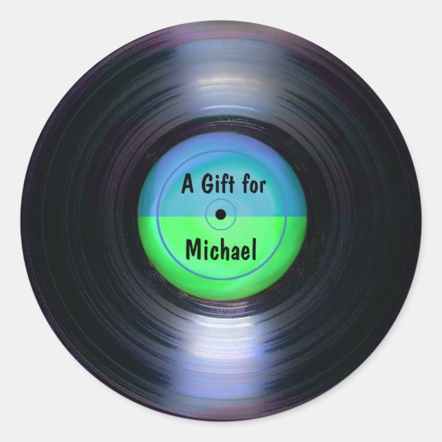 Etiqueta de Presente do Álbum Retroativo (Frente)