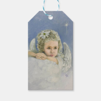Etiqueta de Presente do Anjo de Natal