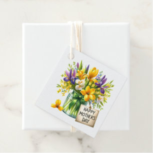 Etiqueta de Presente do Dia das Mães 