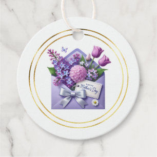 Etiqueta de Presente do Dia das Mães