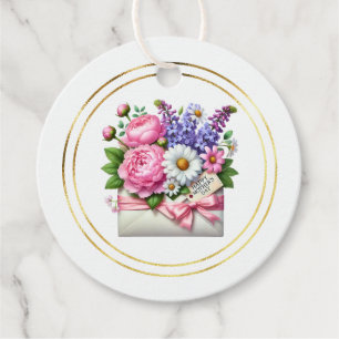 Etiqueta de Presente do Dia das Mães