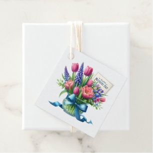 Etiqueta de Presente do Dia das Mães 
