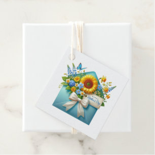 Etiqueta de Presente do Dia das Mães 