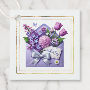 Etiqueta de Presente do Dia das Mães